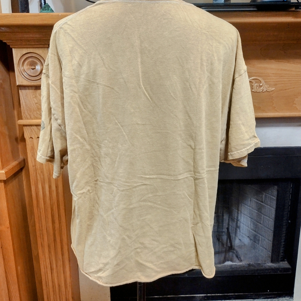 Fifth Sun Graphic Tee with Floral Earth Design - Picture 6 of 7